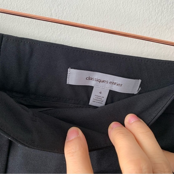 Classiques Entier Black Dress Pants Sz 4 NWT - Picture 8 of 9